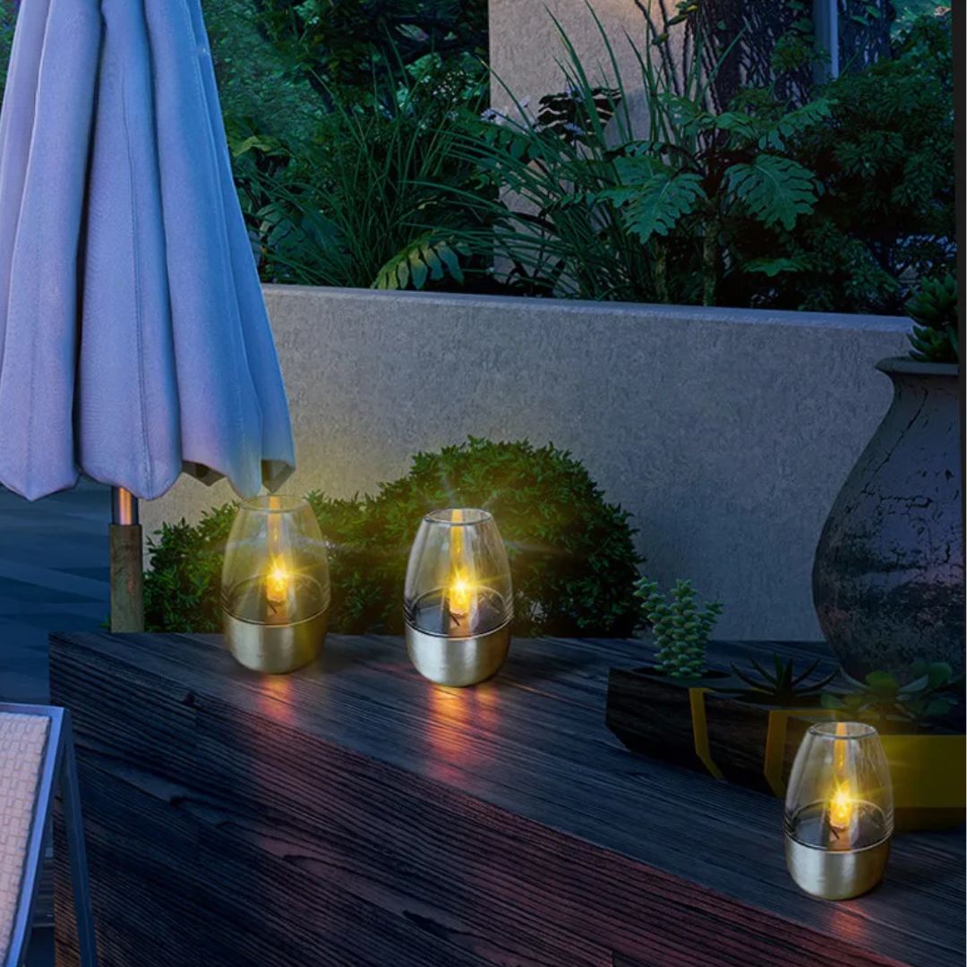 Bougie d'extérieur LED Solaire Décorative 2