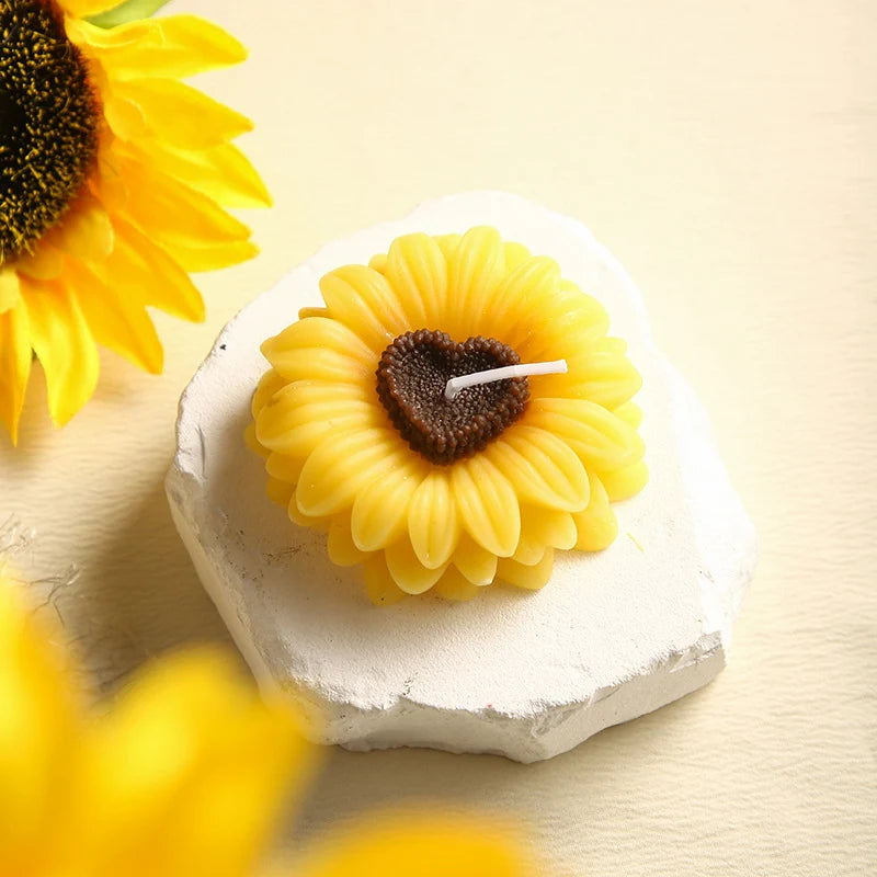 Bougie parfumée en forme de cœur pour femme ambiance chaleureuse 0
