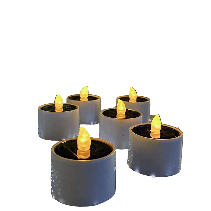 Bougies LED Solaire Éclairage Extérieur Vacillant 0