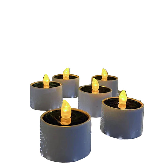 Bougies LED Solaire Éclairage Extérieur Vacillant 0