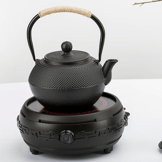 Bouilloire à Thé Japonaise avec Infuseur - Théière Fonte Traditionnelle 5