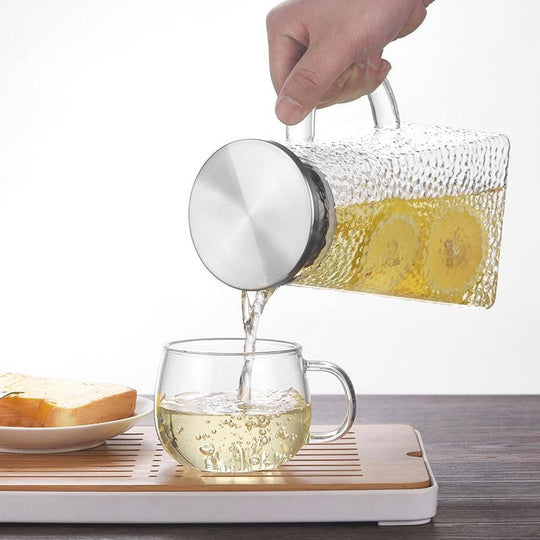 Bouilloire à thé en verre avec filtre moderne 3