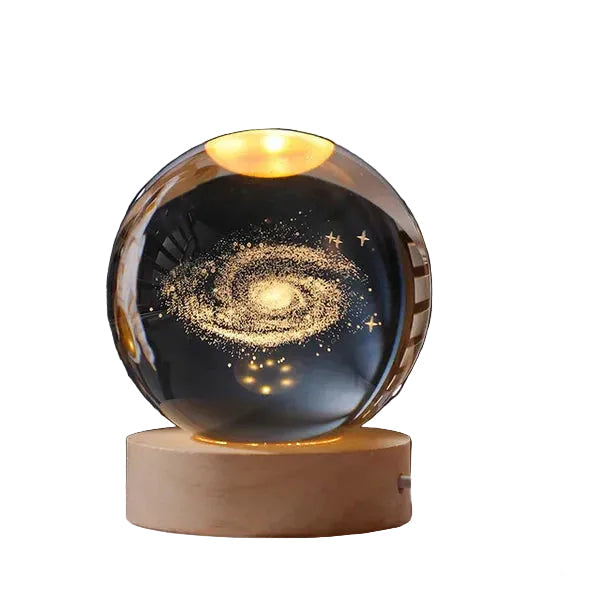 Boule de cristal 3D lumineuse pour décoration 2