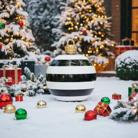 Boules de Noël Gonflables pour Décoration Intérieure et Extérieure 5