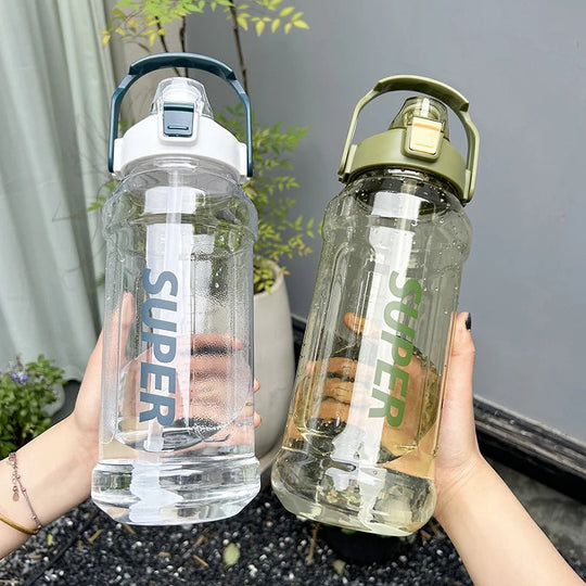 Bouteille D'Eau Unisexe Moderne Avec Paille Intégrée 1