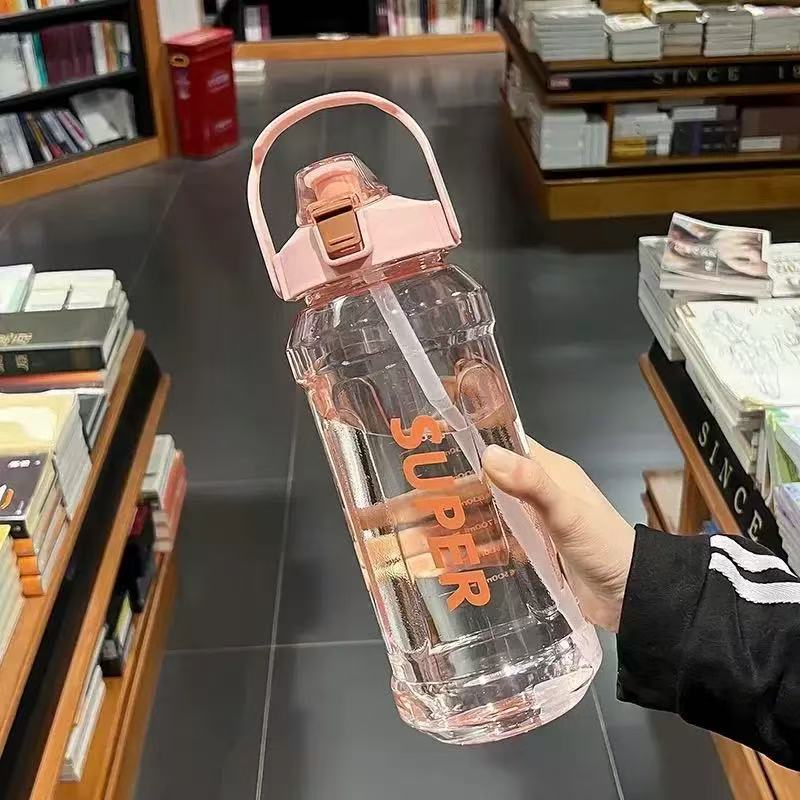 Bouteille D'Eau Unisexe Moderne Avec Paille Intégrée 12