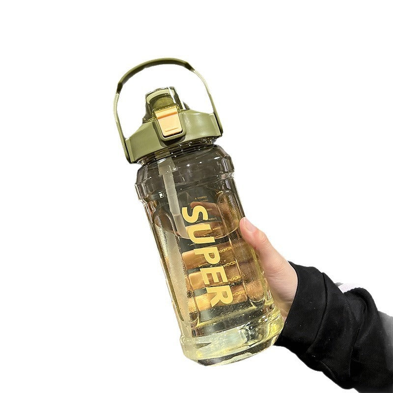 Bouteille D'Eau Unisexe Moderne Avec Paille Intégrée 5