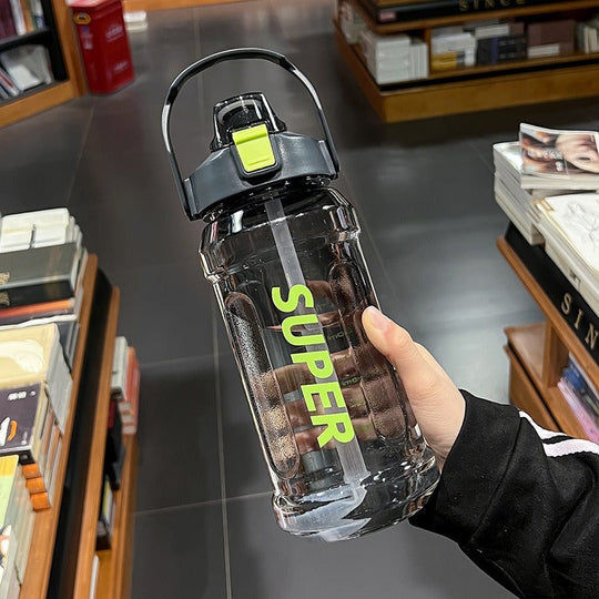 Bouteille D'Eau Unisexe Moderne Avec Paille Intégrée 7