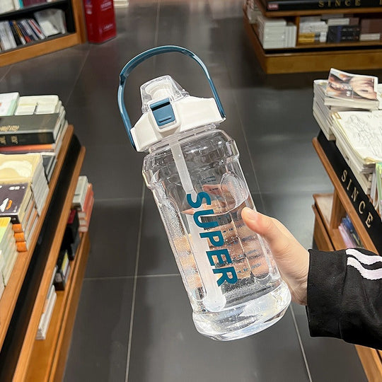 Bouteille D'Eau Unisexe Moderne Avec Paille Intégrée 8