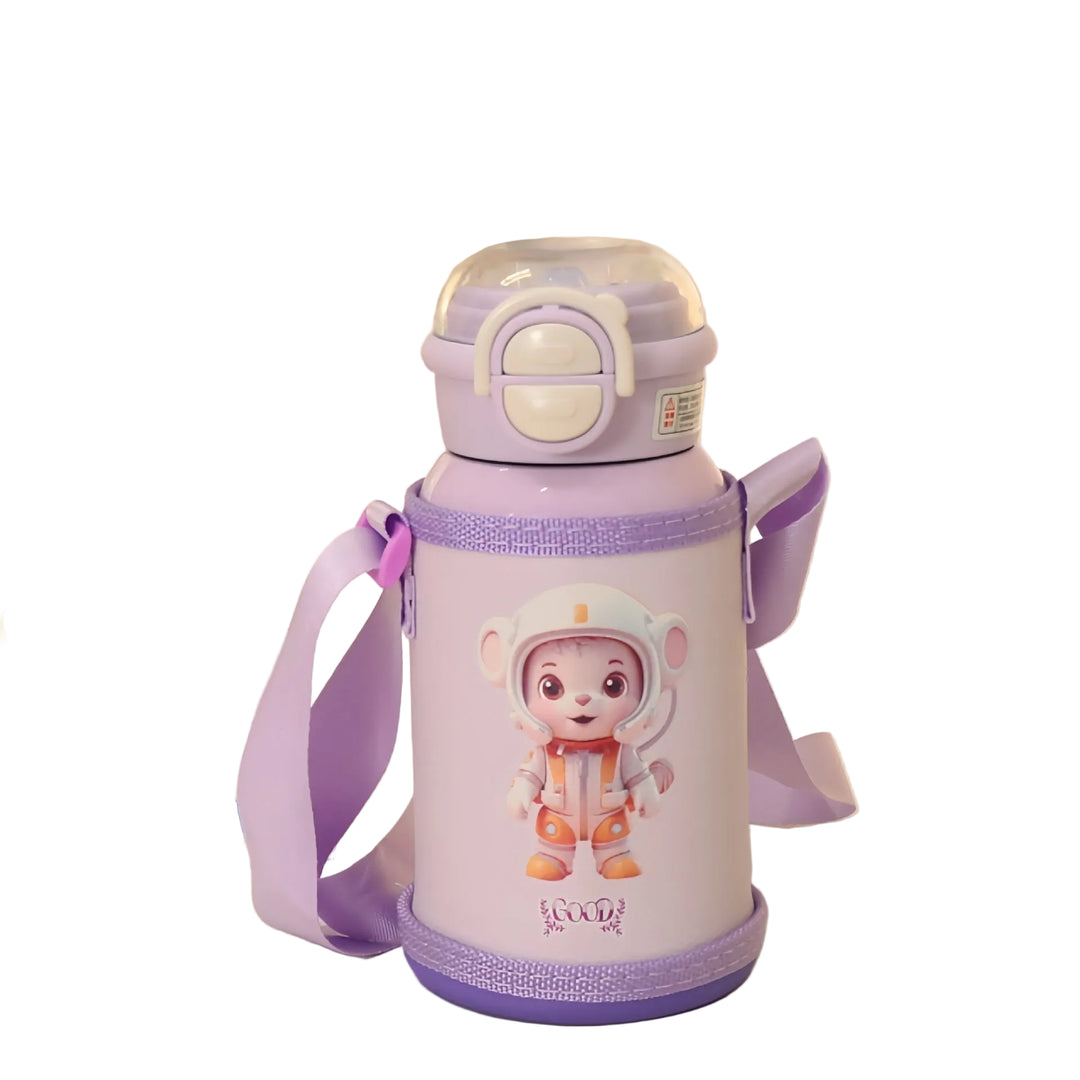 Bouteille Isotherme 1L Femme Pratique avec Design Amusant 0