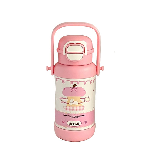 Bouteille Isotherme Femme Design Amusant avec Poignée Ergonomique 0