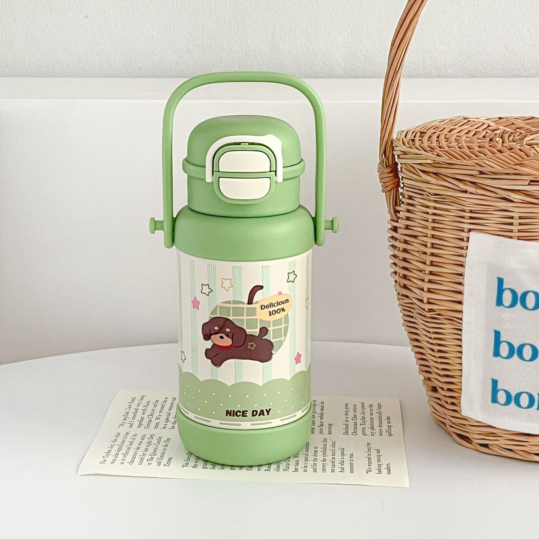 Bouteille Isotherme Femme Design Amusant avec Poignée Ergonomique 6