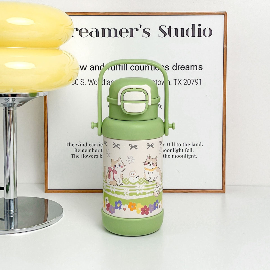 Bouteille Isotherme Femme Design Amusant avec Poignée Ergonomique 7
