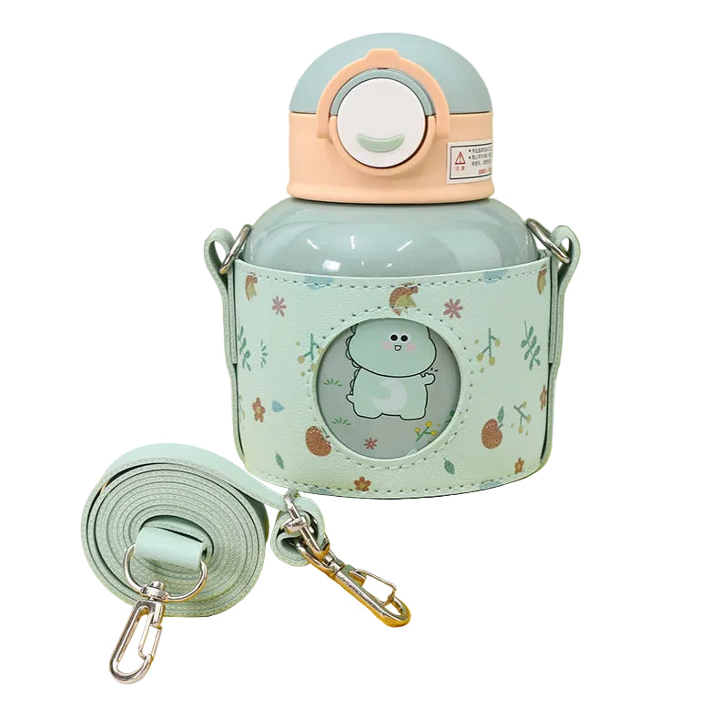 Bouteille Isotherme Portable Femme avec Poignée Pratique 0