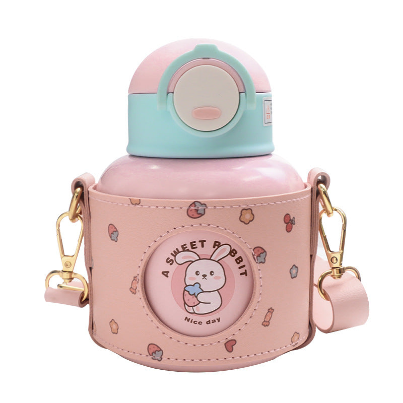 Bouteille Isotherme Portable Femme avec Poignée Pratique 4