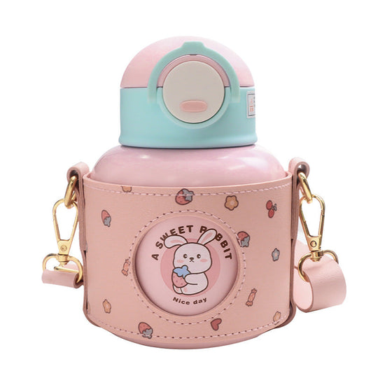 Bouteille Isotherme Portable Femme avec Poignée Pratique 4
