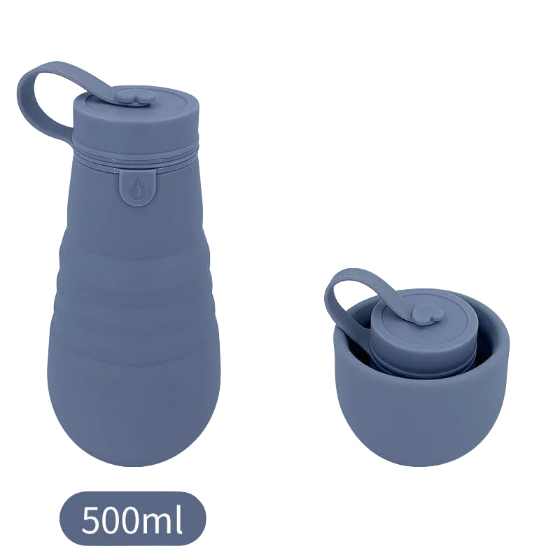 Bouteille Pliable en Silicone pour Femme Pratique 0
