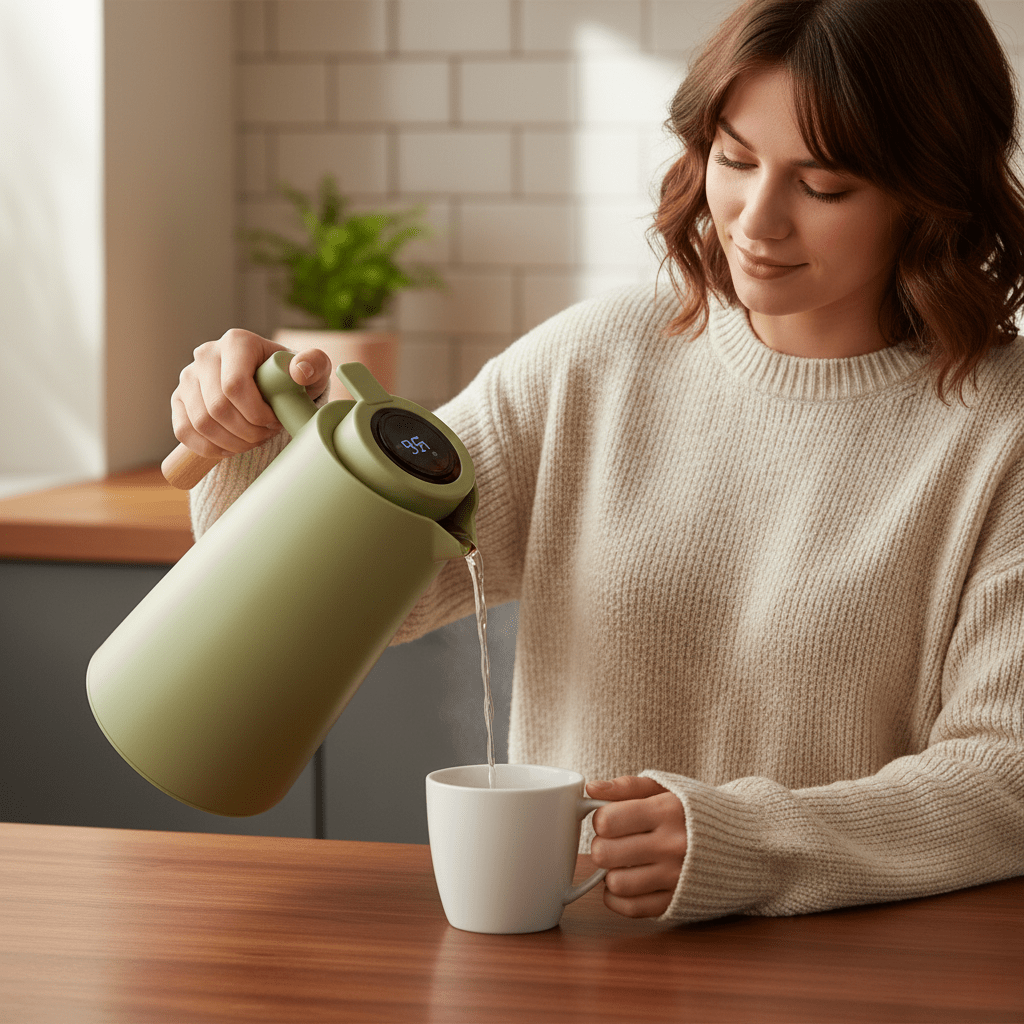 Bouteille Thermos en Acier Inoxydable Minimaliste 2