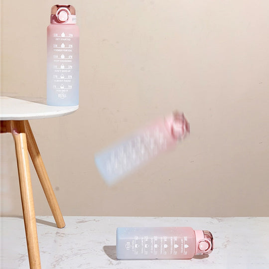 Bouteille d'eau Motivante avec Paille 4