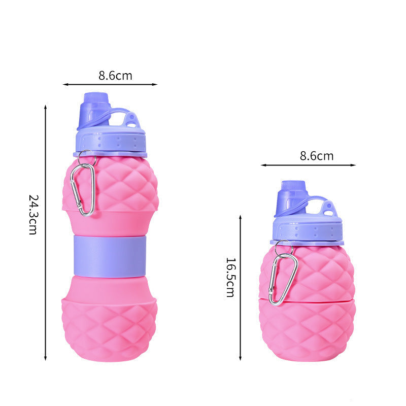 Bouteille d'eau Pliable pour Femme Pratique 4