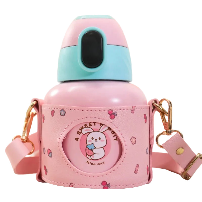 Bouteille d'eau isotherme Femme Motif Animal 0
