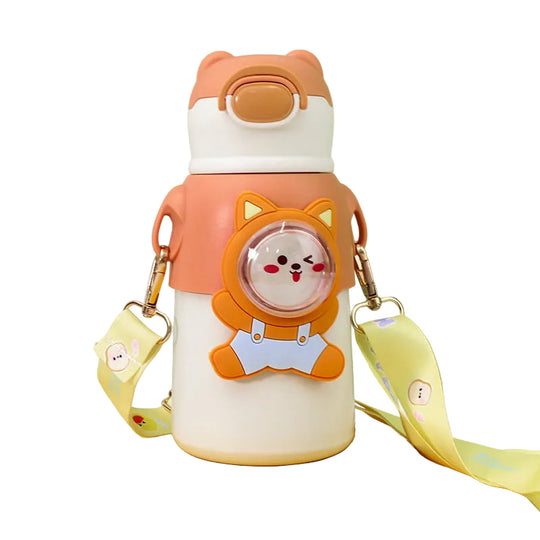 Bouteille d'eau isotherme pour femme au design animal 0