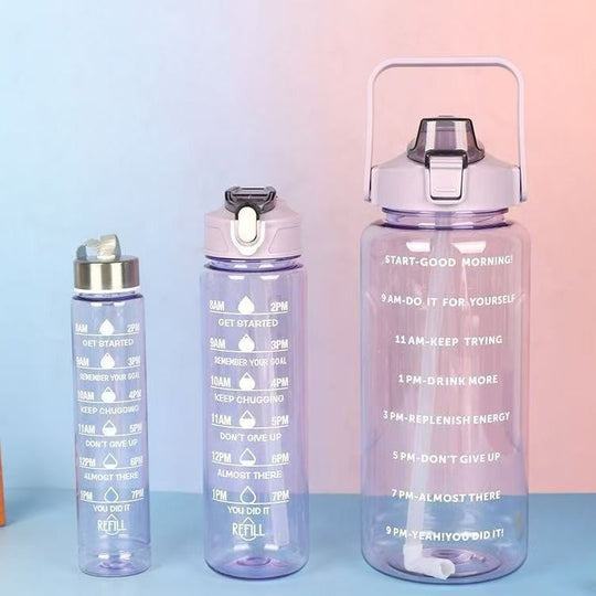 Bouteille d'eau motivante pour femmes 8