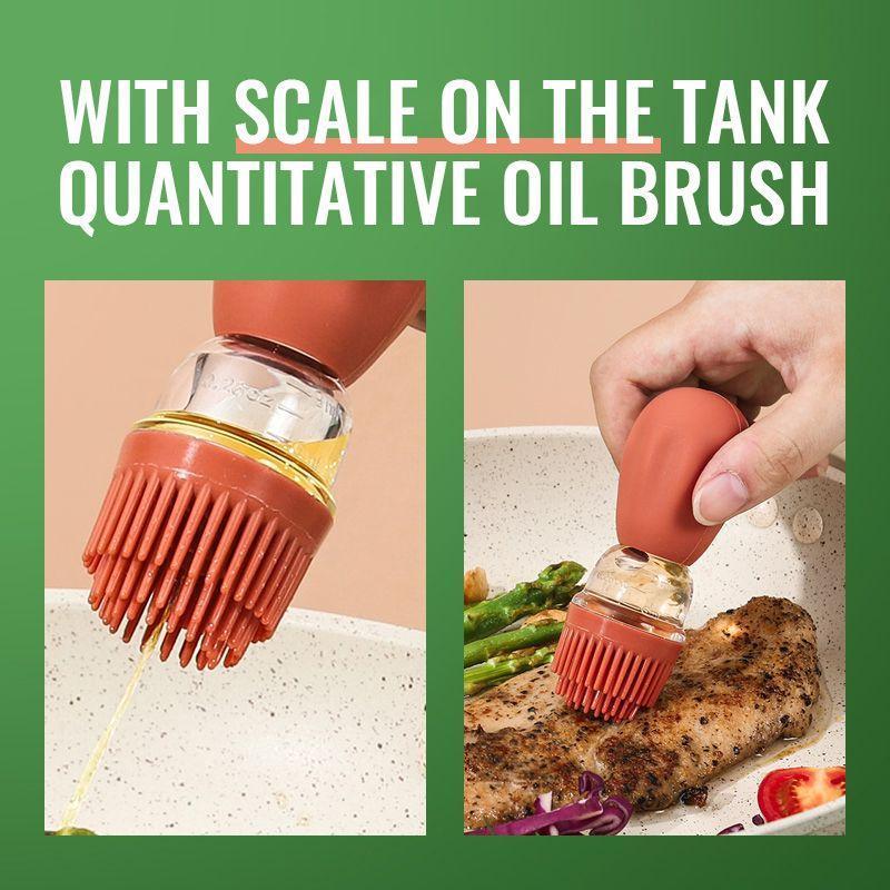 Bouteille de Contrôle d'Huile avec Pinceau en Silicone 1