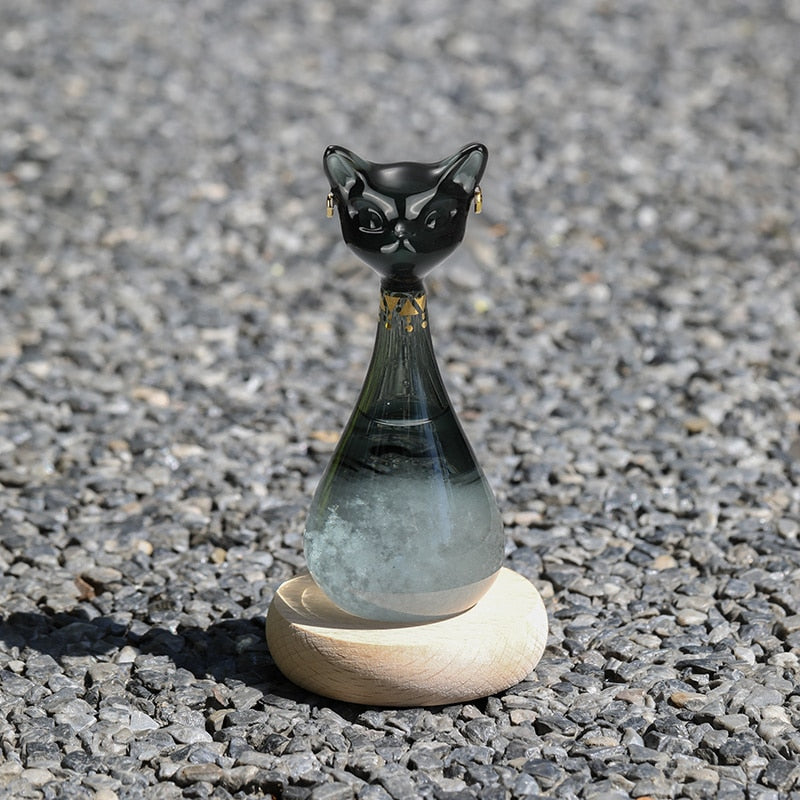 Bouteille de Prévisions Météo Objet Décoratif Inspiré des Chats 1