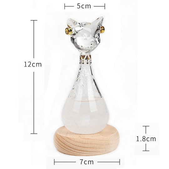 Bouteille de Prévisions Météo Objet Décoratif Inspiré des Chats 5