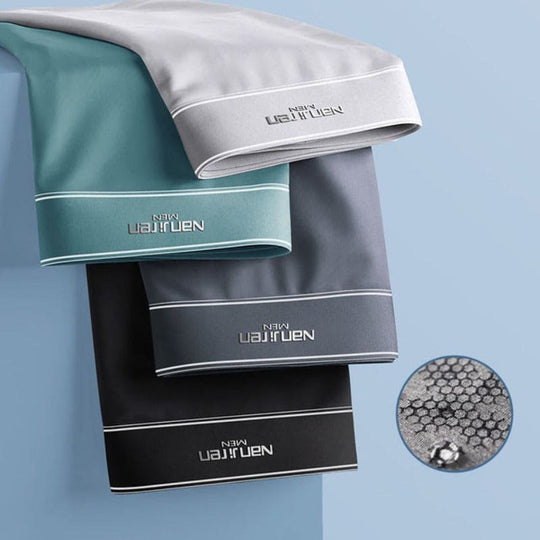 Boxers Pour Hommes Confortables Pack de 4 Caleçons Homme Respirable 5