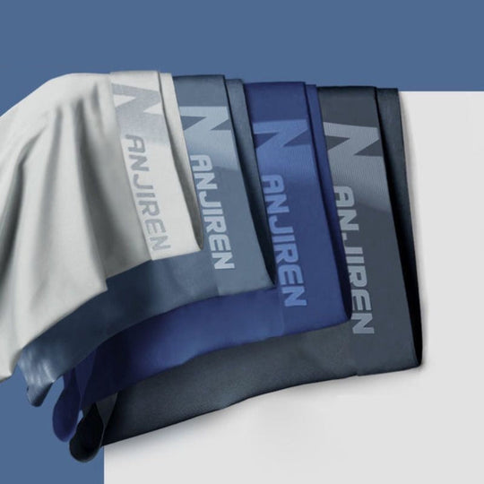 Boxers Pour Hommes Confortables Pack de 4 Caleçons Homme Respirable 8