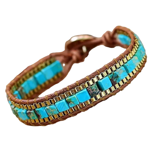 Bracelet Bohème en Turquoise 0