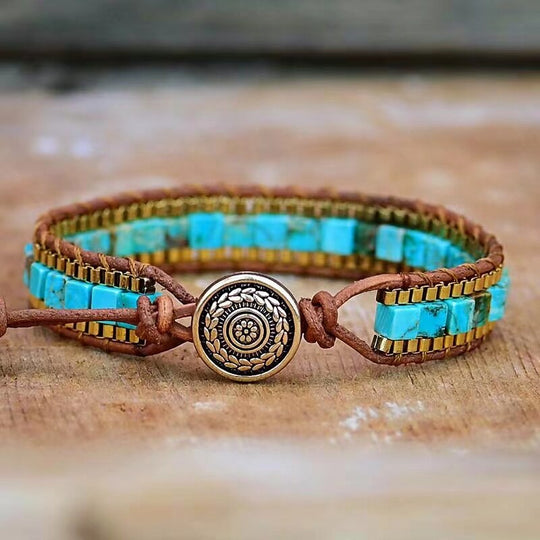 Bracelet Bohème en Turquoise 1