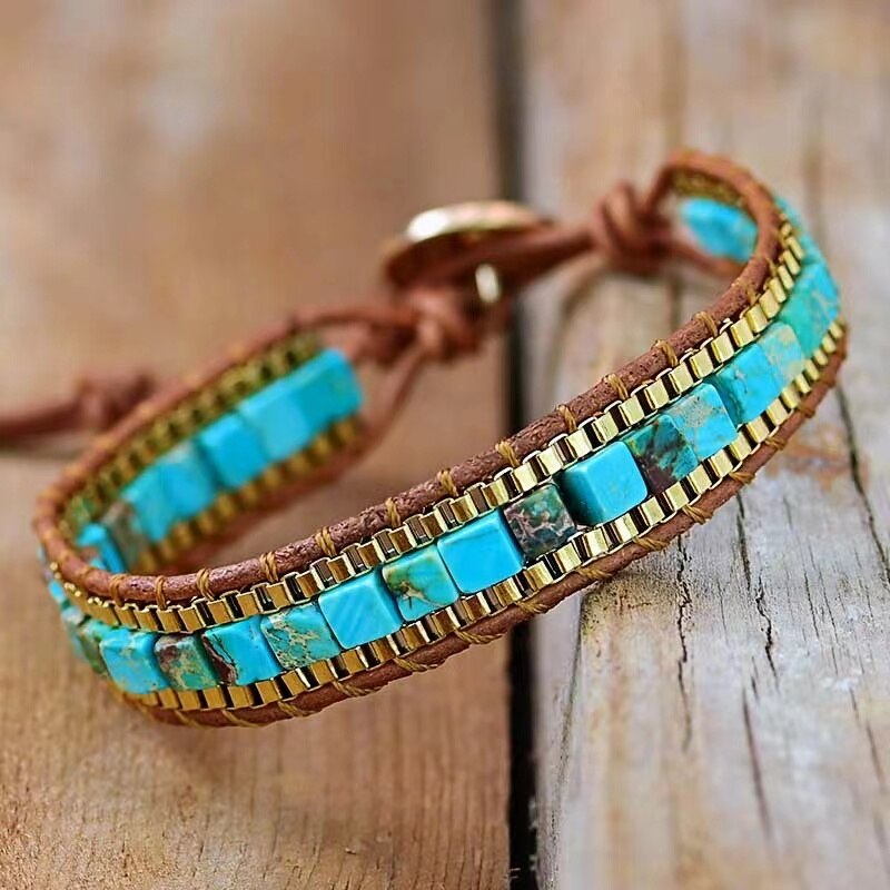 Bracelet Bohème en Turquoise 3