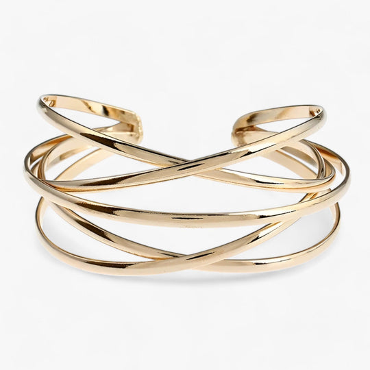 Bracelet Femme Ajustable Design Ouvert Chic 1