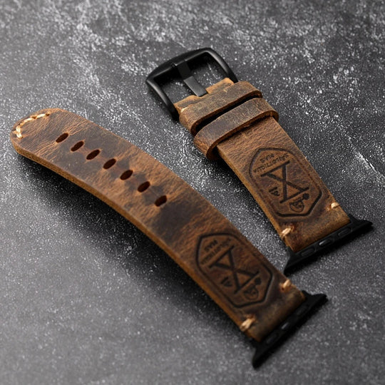 Bracelet en cuir pour Apple Watch 3