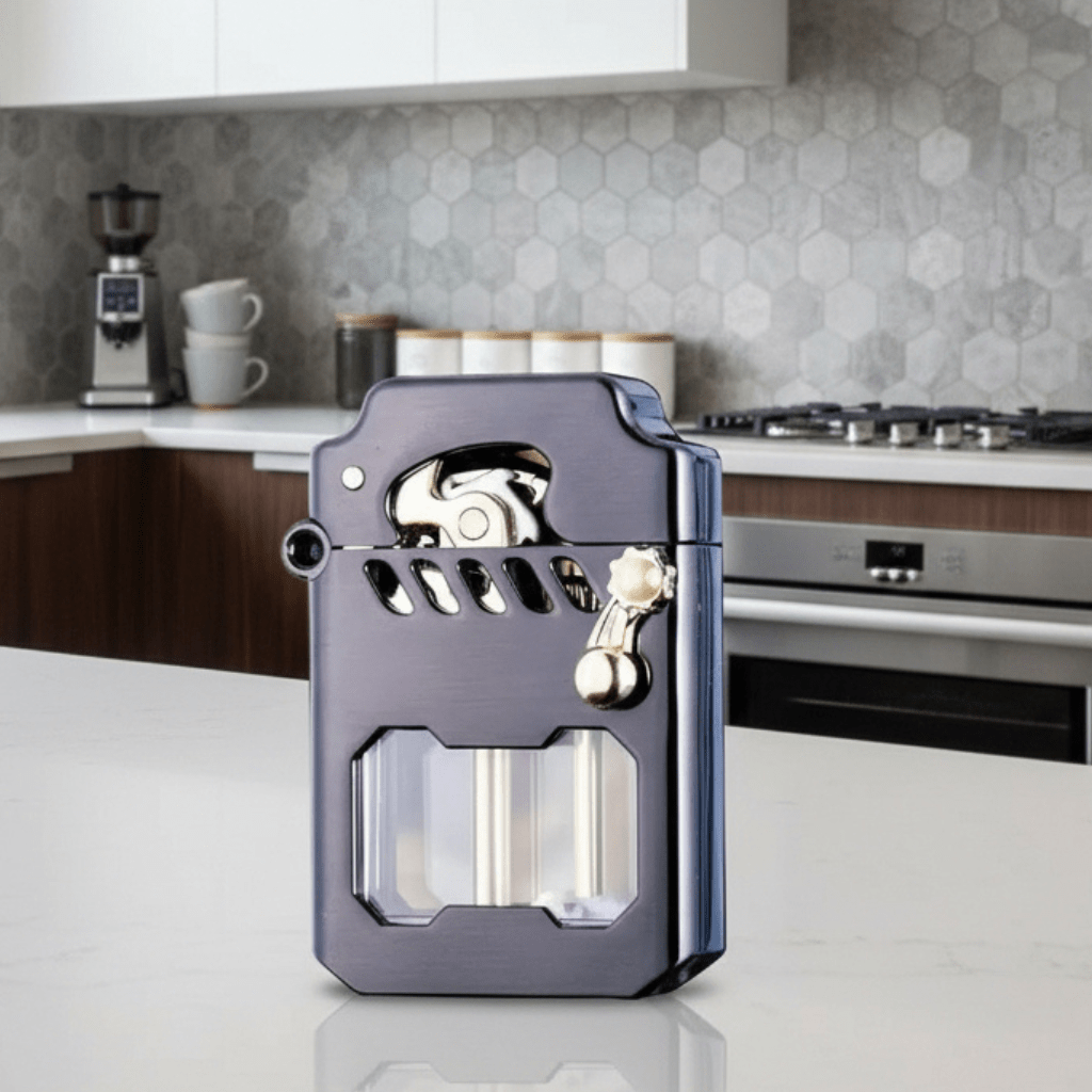 Briquet Coupe-Vent Gearflame avec Mécanisme Innovant 0