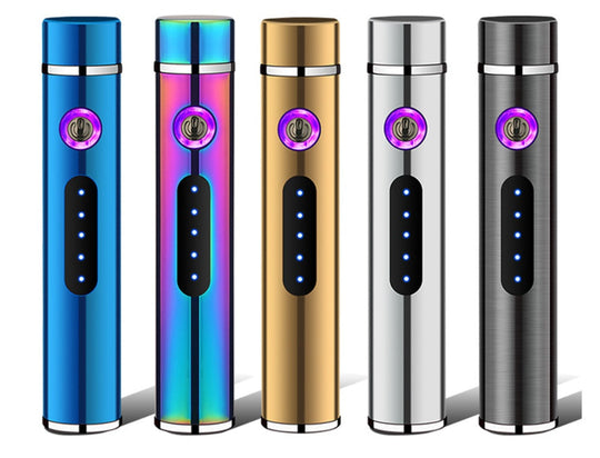 Briquet Électrique Rechargeable Compact Résistant au Vent 2