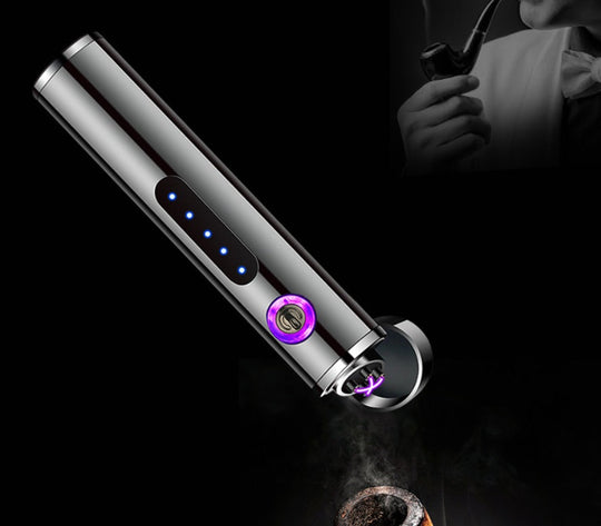 Briquet Électrique Rechargeable Compact Résistant au Vent 3