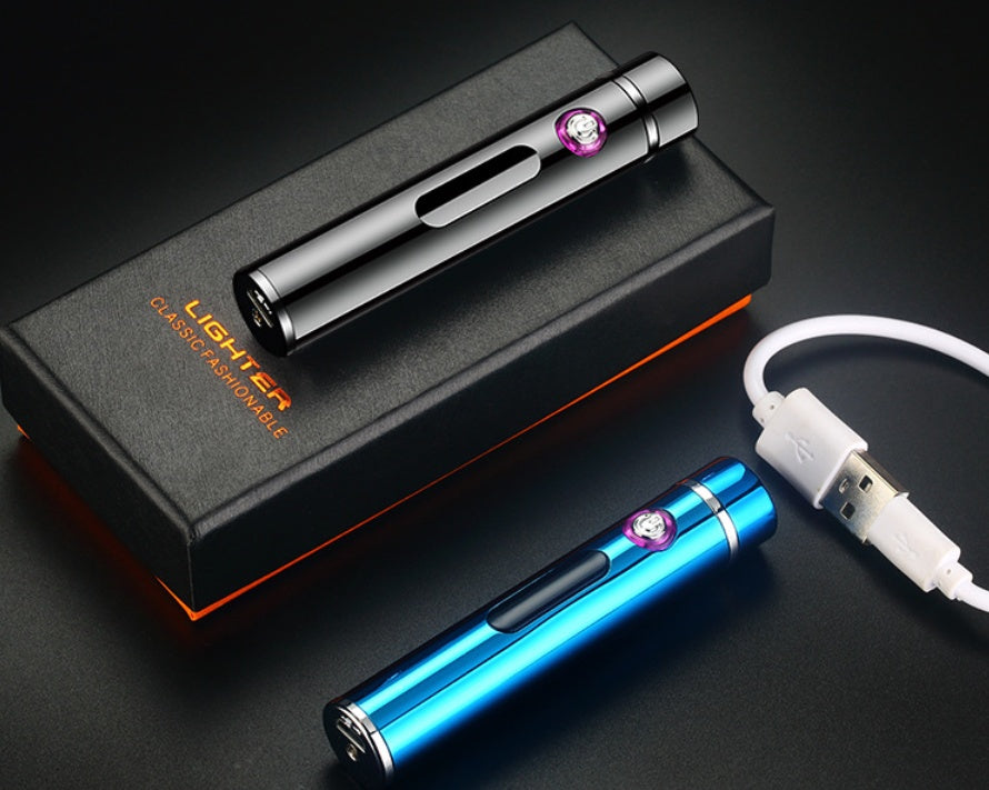 Briquet Électrique Rechargeable Compact Résistant au Vent 4