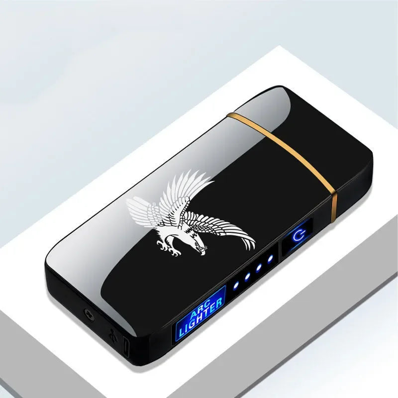 Briquet Plasma Rechargeable USB Résistant au Vent Design Moderne en Métal 7