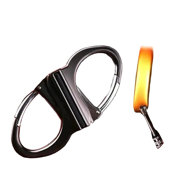 Briquet de Survie Portable Multifonction avec Mousqueton 0