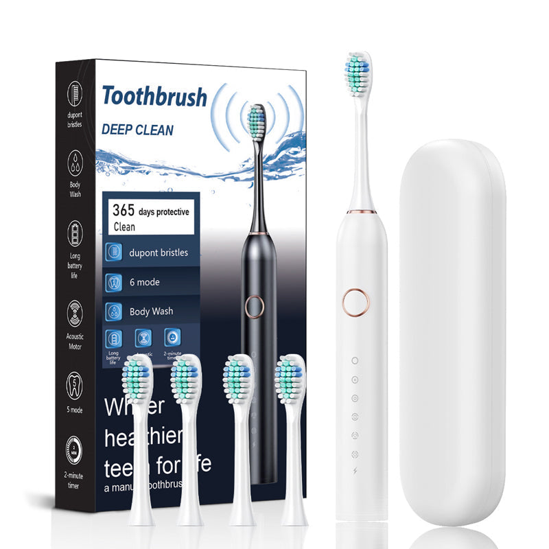 Brosse À Dents Électrique Sonique Avec 6 Modes De Nettoyage Pour Adultes 0