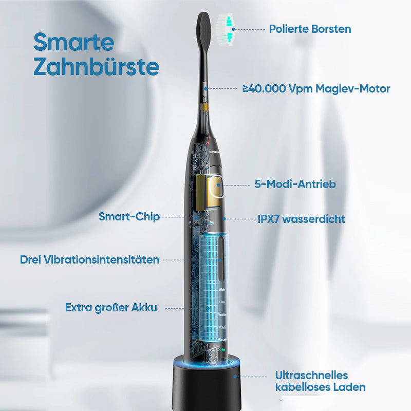 Brosse À Dents Électrique Sonique Avec 6 Modes De Nettoyage Pour Adultes 8