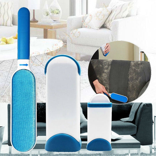 Brosse Anti Poil Double Face Pour Chat Et Chien Autonettoyante 0