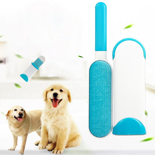 Brosse Anti Poil Double Face Pour Chat Et Chien Autonettoyante 1