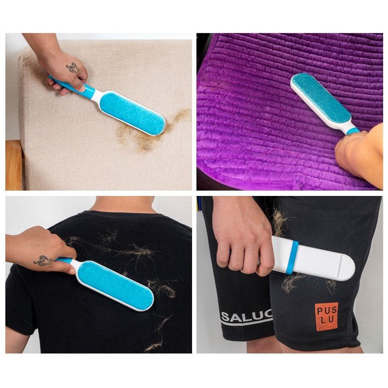 Brosse Anti Poil Double Face Pour Chat Et Chien Autonettoyante 5