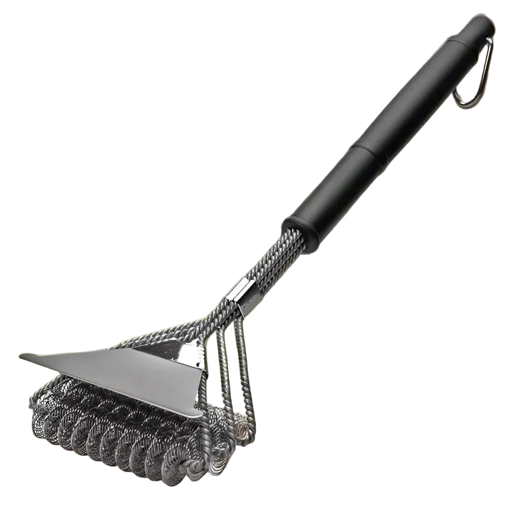 Brosse Barbecue Ergonomique Avec Grattoir Intégré Pour Un Nettoyage Efficace 0