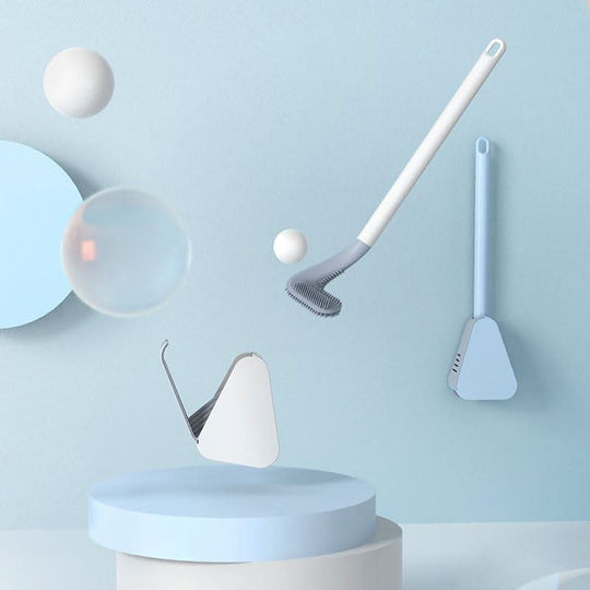 Brosse Nettoyage Salle de Bain Triangulaire avec Poignée Ergonomique 1